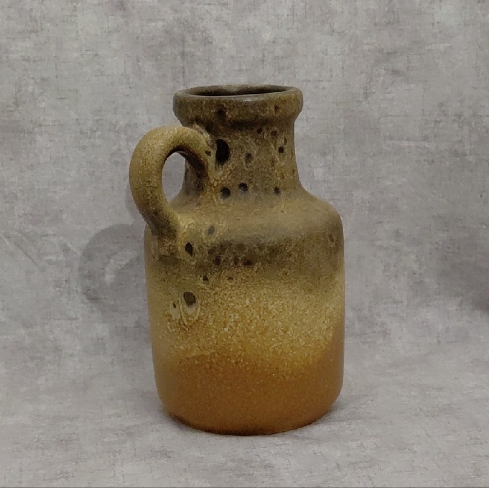MCM FAT LAVA Rustic Brown Ceramic Vase